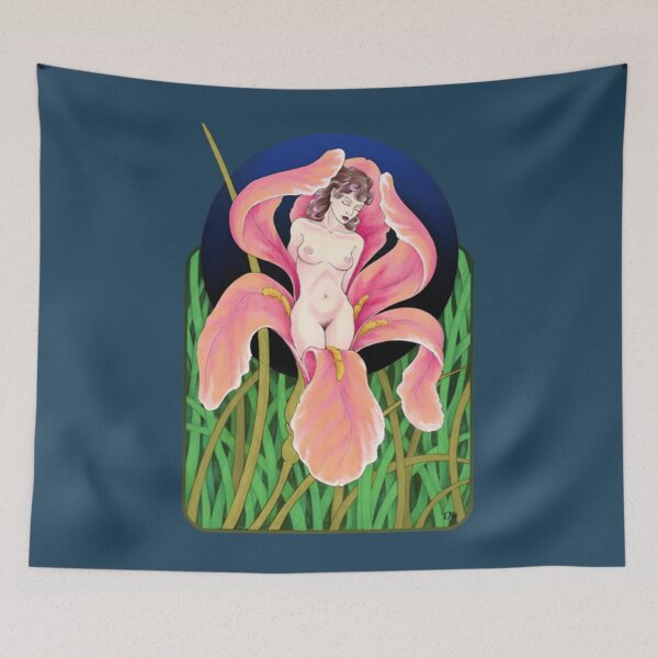 Item preview, Fantasy T-ShirtNight Blooming Iris designed and sold by StefanDumfries.