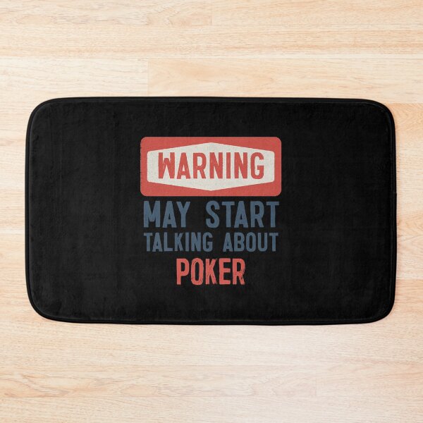 Item preview, Warning May Start Talking About Poker  designed and sold by ScottSmit74462.