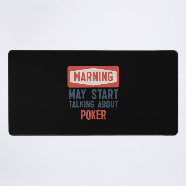 Item preview, Warning May Start Talking About Poker designed and sold by ScottSmit74462.