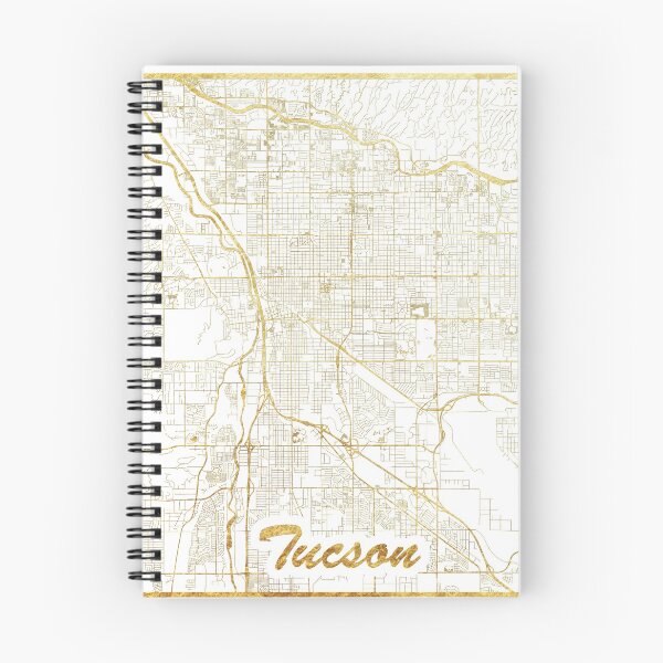 Item preview, Tucson Map Gold designed and sold by HubertRoguski.