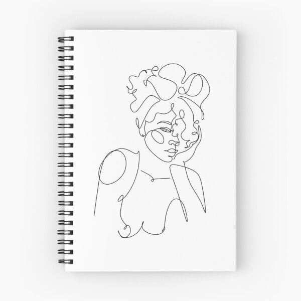 Item preview, Female Nude Line Art Drawing Minimalistic designed and sold by StefanDumfries.