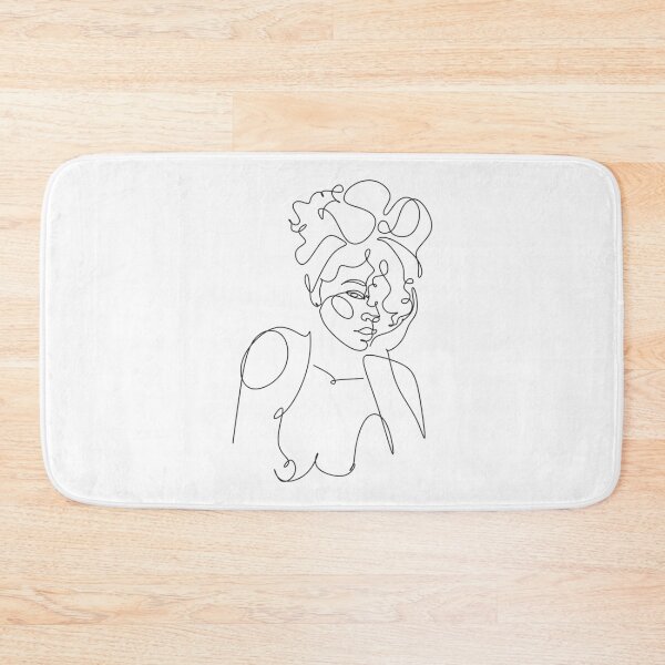 Item preview, Female Nude Line Art Drawing Minimalistic designed and sold by StefanDumfries.
