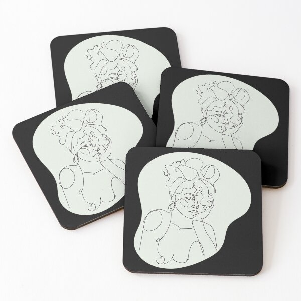 Item preview, Female Nude Pastel Line Art Drawing designed and sold by StefanDumfries.