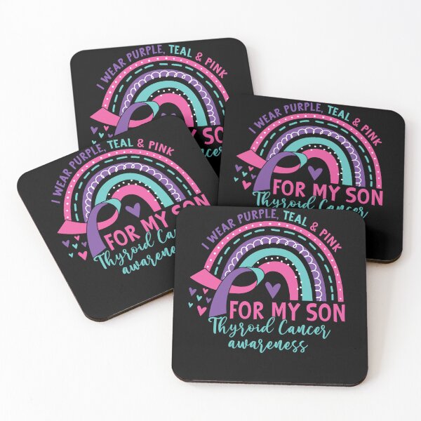 Item preview, I Wear Purple Teal Pink For My Son Thyroid Cancer Awareness designed and sold by Scotte-Swiercz.