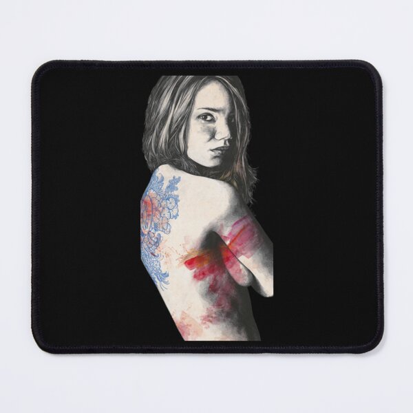 Item preview, Female Nude T-ShirtDelirium Còrdia _ Zentangle tattoo nude woman _ trs designed and sold by StefanDumfries.
