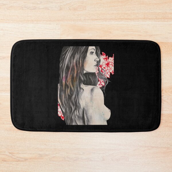 Item preview, Female Nude T-ShirtTragic Illusion _ nude woman with mandala flowers _ trs designed and sold by StefanDumfries.