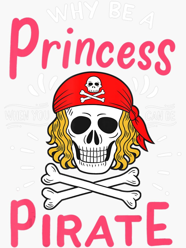 Pirate Crossbones Pirate Princess Sticker For Sale By Keoixaio Redbubble 6270
