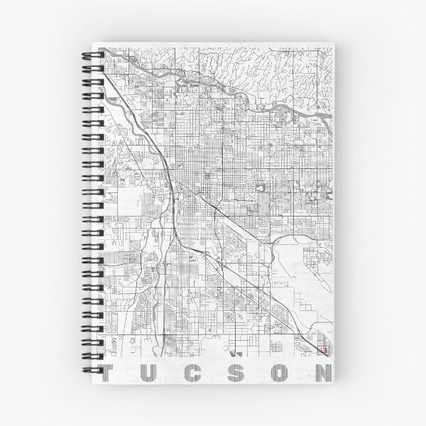 Item preview, Línea del mapa de Tucson designed and sold by HubertRoguski.