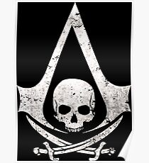 Pirate skull Poster