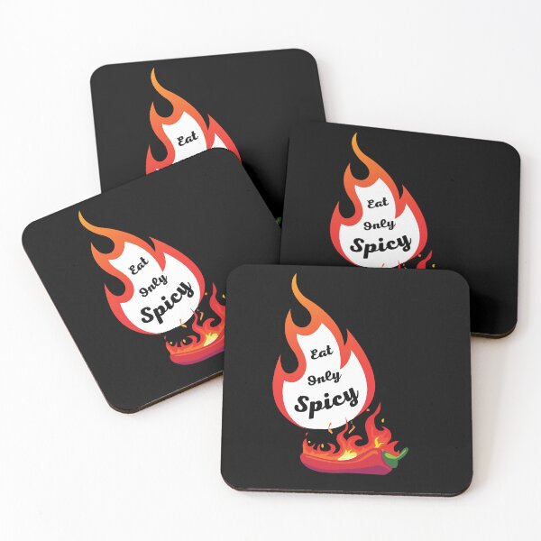 Item preview, Eat Only Spicy Fire Red Chili pepper designed and sold by Little Designs.