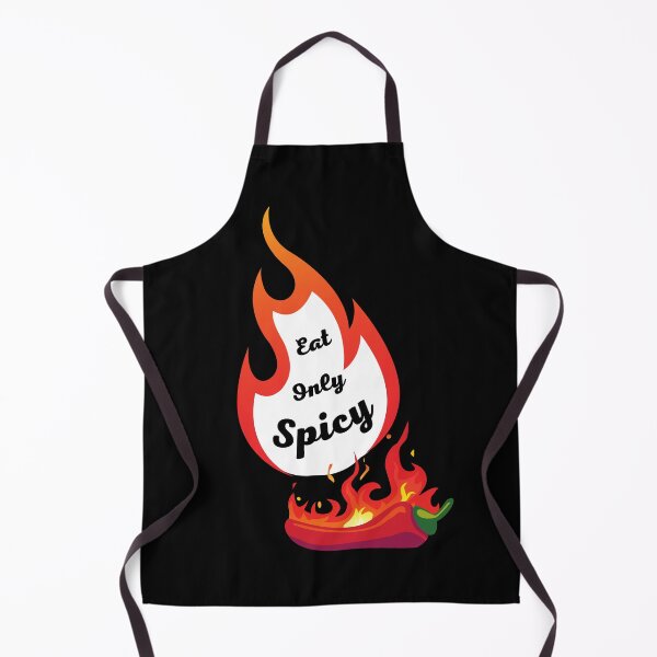 Item preview, Eat Only Spicy Fire Red Chili pepper designed and sold by Little Designs.