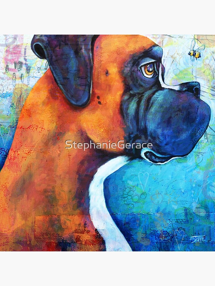Boxer and the Bee by StephanieGerace
