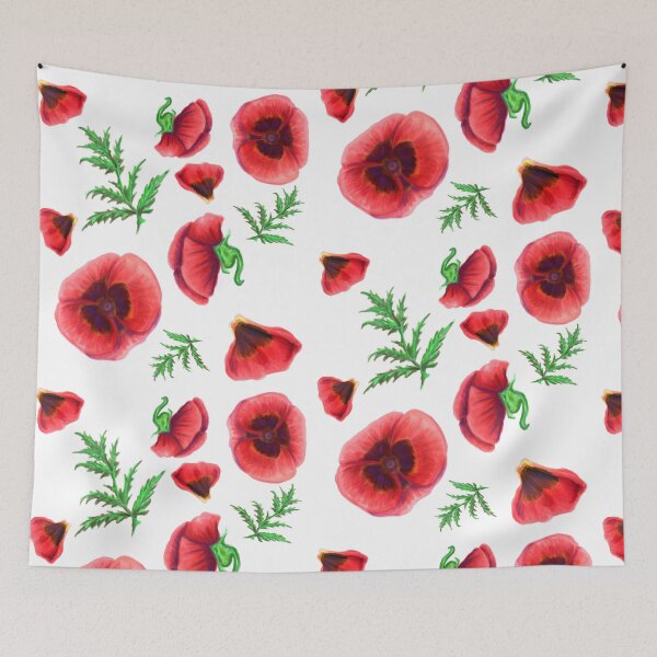 Item preview, Poppys designed and sold by StudioCorvid.
