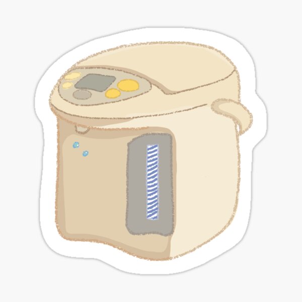 Vista previa del artículo con la obra «Etiqueta engomada linda del dispensador de agua», diseñado y vendido por Supportney.