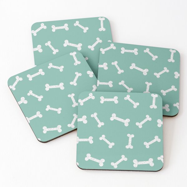 Item preview, Dog Bones in Green designed and sold by kmstudio.