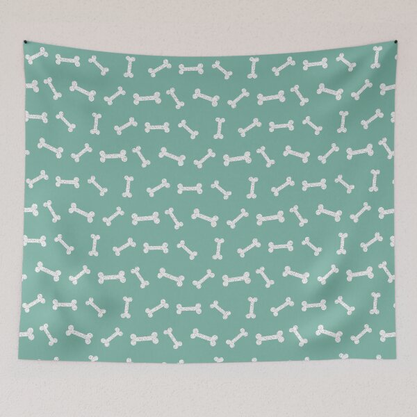 Item preview, Dog Bones in Green designed and sold by kmstudio.