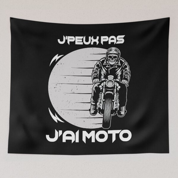 Item preview, J'peux Pas J'Ai Moto Humour Motard  designed and sold by omgsavariya.