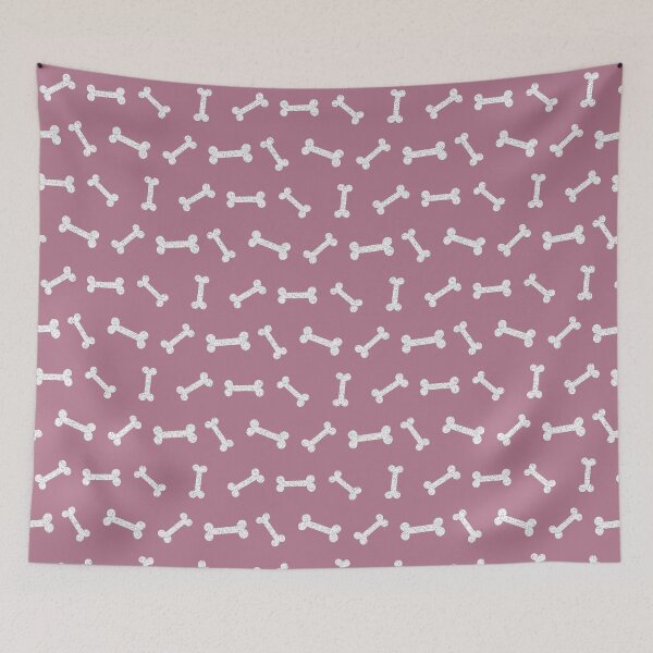Item preview, Dog Bones in Pink designed and sold by kmstudio.