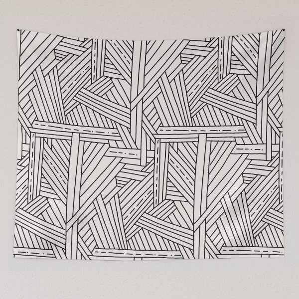 Item preview, Lines grid rattan  designed and sold by Milatoo.
