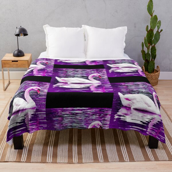 Item preview, Purple pink swan designed and sold by StephenQu59596.