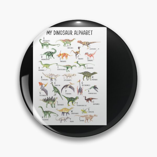 Item preview, Types Of Dinosaurs Alphabet A-Z ABC Dino Identification designed and sold by Scotte-Swiercz.