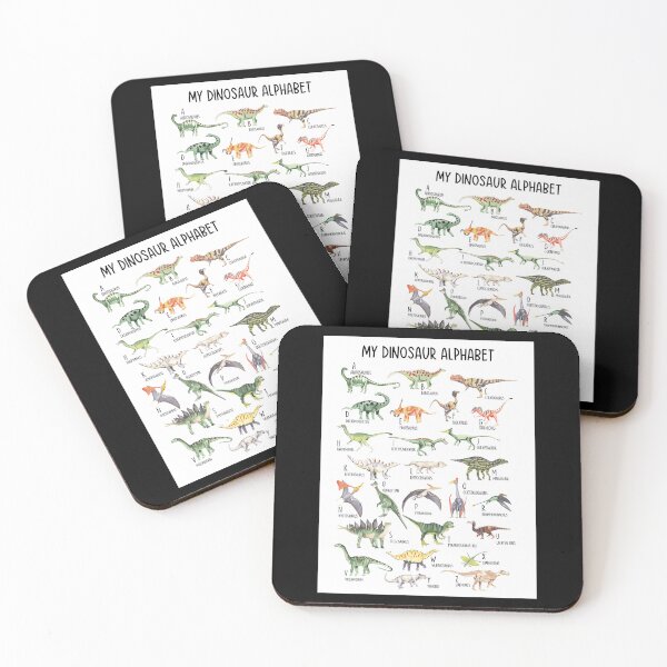 Item preview, Types Of Dinosaurs Alphabet A-Z ABC Dino Identification designed and sold by Scotte-Swiercz.