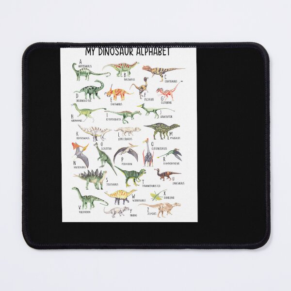 Item preview, Types Of Dinosaurs Alphabet A-Z ABC Dino Identification designed and sold by Scotte-Swiercz.