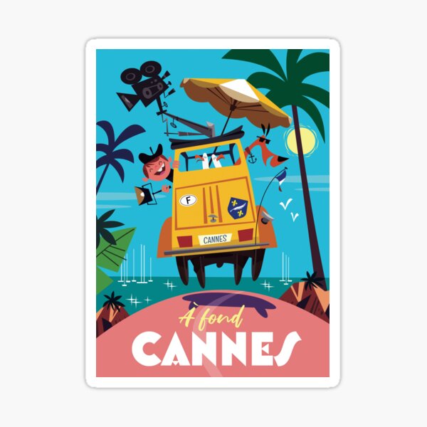 Item preview, Cannes poster designed and sold by GAGodel.