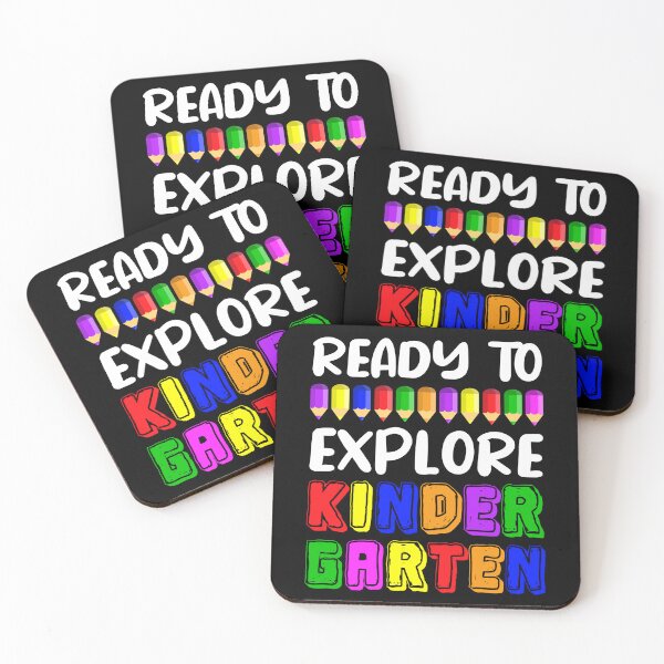 Item preview, Ready To Explore Kindergarten Cute Colorful Text designed and sold by dass-art.