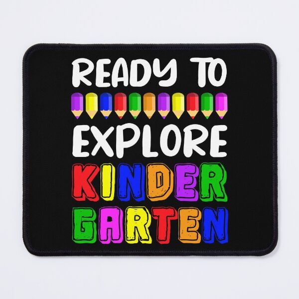 Item preview, Ready To Explore Kindergarten Cute Colorful Text designed and sold by dass-art.