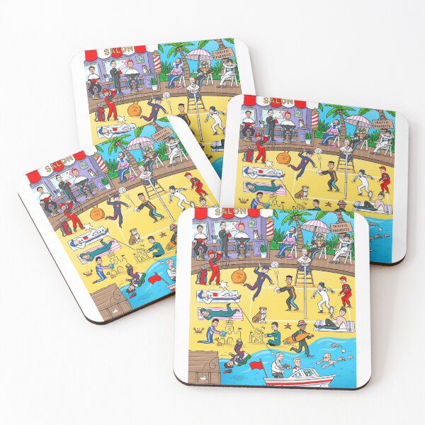 Item preview, F1 All Driver Summer Vacation Illustration designed and sold by Redexon.