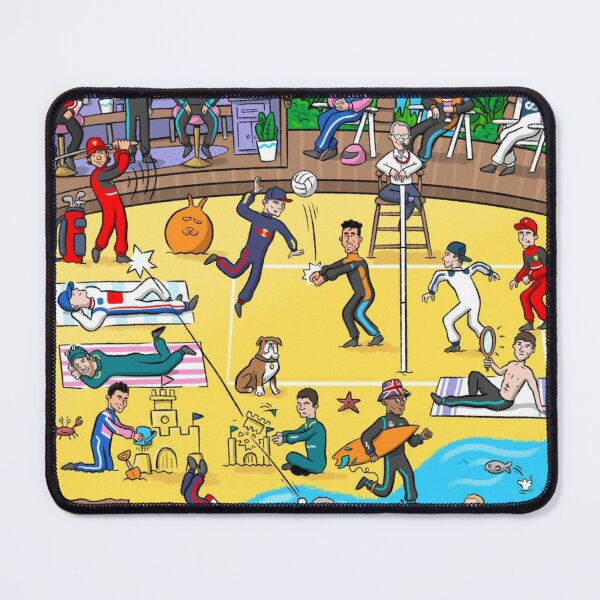 Item preview, F1 All Driver Summer Vacation Illustration designed and sold by Redexon.