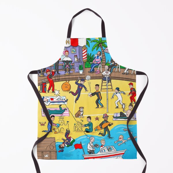 Item preview, F1 All Driver Summer Vacation Illustration designed and sold by Redexon.