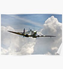 Spitfire Portrait d'un héros Poster