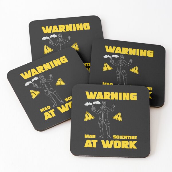 Item preview, Warning Mad Scientist At Work designed and sold by GeorgiosT.