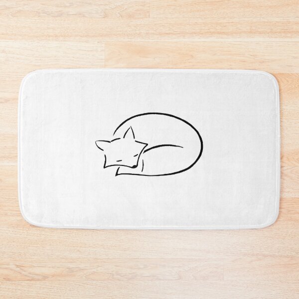 Item preview, Sleeping Fox Outline designed and sold by NatalieBn.