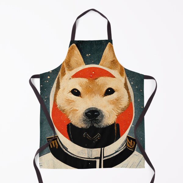 Aperçu de l'œuvre Hokkaido / Shiba Inu Communist Space Dog Cosmonaut créée et vendue par laika-et-al.