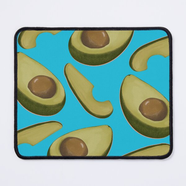 Item preview, Avocado - blue background designed and sold by sylviabosky.