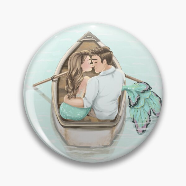 Item preview, Couple Mermaid Valentines Day Love Romantic Night Engagement  Anniversary  Marriage  designed and sold by CreativeBu.