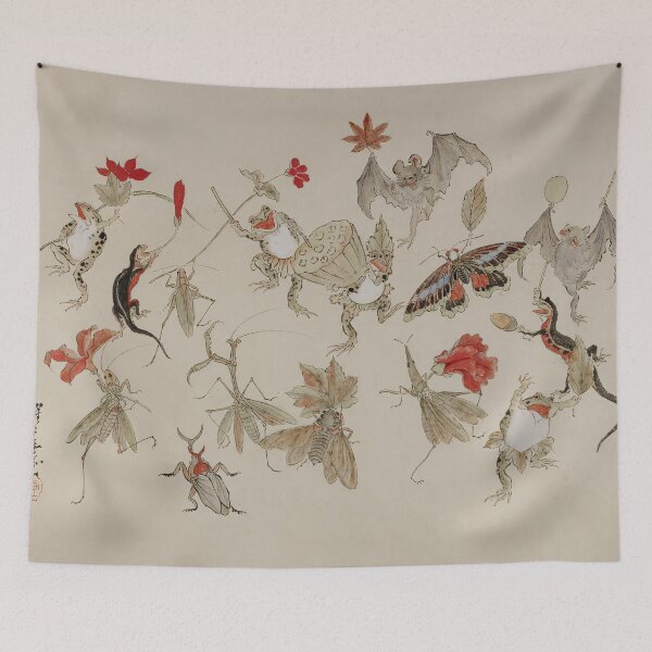Item preview, Animals and insects Fruits and leaves Japanese Art designed and sold by Onodera.