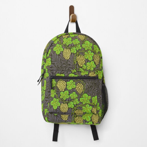 Item preview, GRAPES ,VINES AND GREEN LEAVES Art Nouveau  Green Grey Floral Pattern designed and sold by BulganLumini.