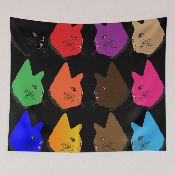 Item preview, Stray game colorful  cats designed and sold by design-emperor.