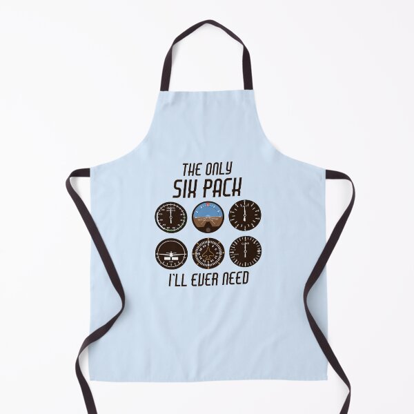 Item preview, Pilot Six Pack - Basic Six Flight Instruments Airplane Cockpit Fake Muscle Funny Pilot Quote designed and sold by Kristina M.