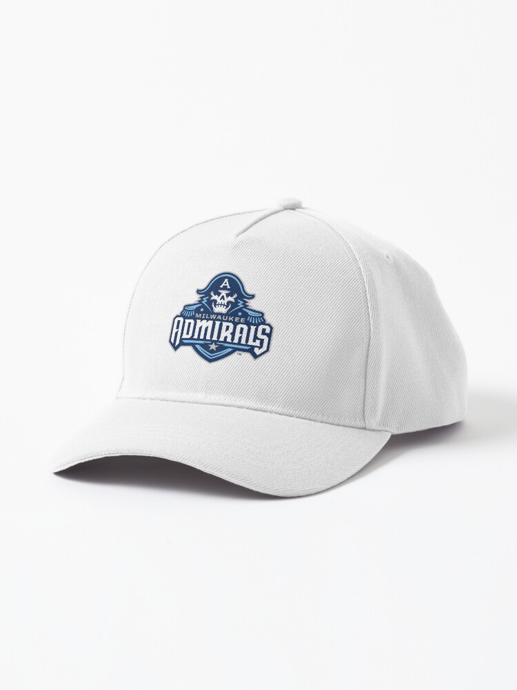 Milwaukee Admirals Baseball Cap Hat Current Logo - Gray-Black
