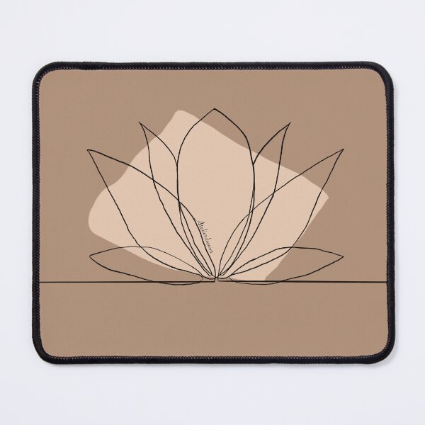 Item preview, minimal lotus designed and sold by Atelierdupeint.