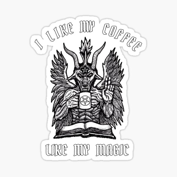 Baphomet Coffee Sticker