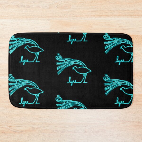 Item preview, Neon lyrebird in cyan designed and sold by TheLoneIbis.