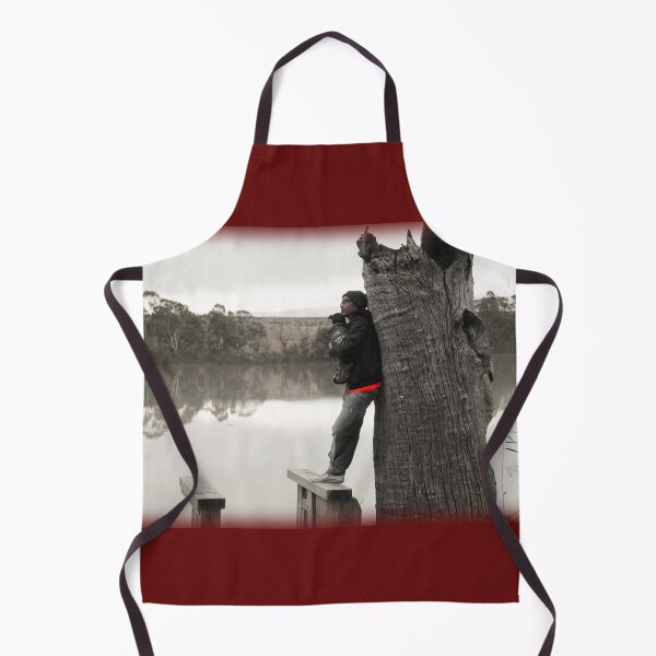Item preview, Man and dog on the River Murray designed and sold by indiafrankk.