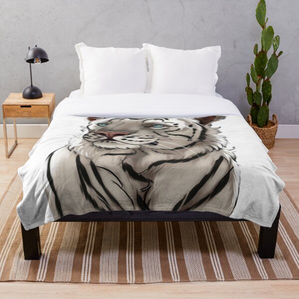 Artikelvorschau, Weißer Tiger entworfen und verkauft von Brush-Master.