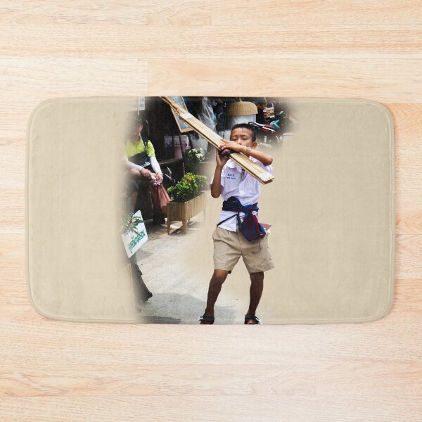 Item preview, Young musician playing Khlui, Thailand designed and sold by indiafrankk.